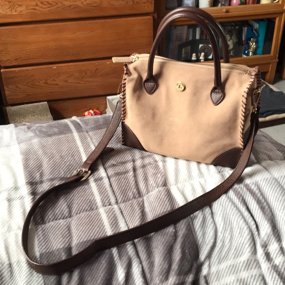 NWOT Talbots Suede/Leather Bag - Picture 2 of 8